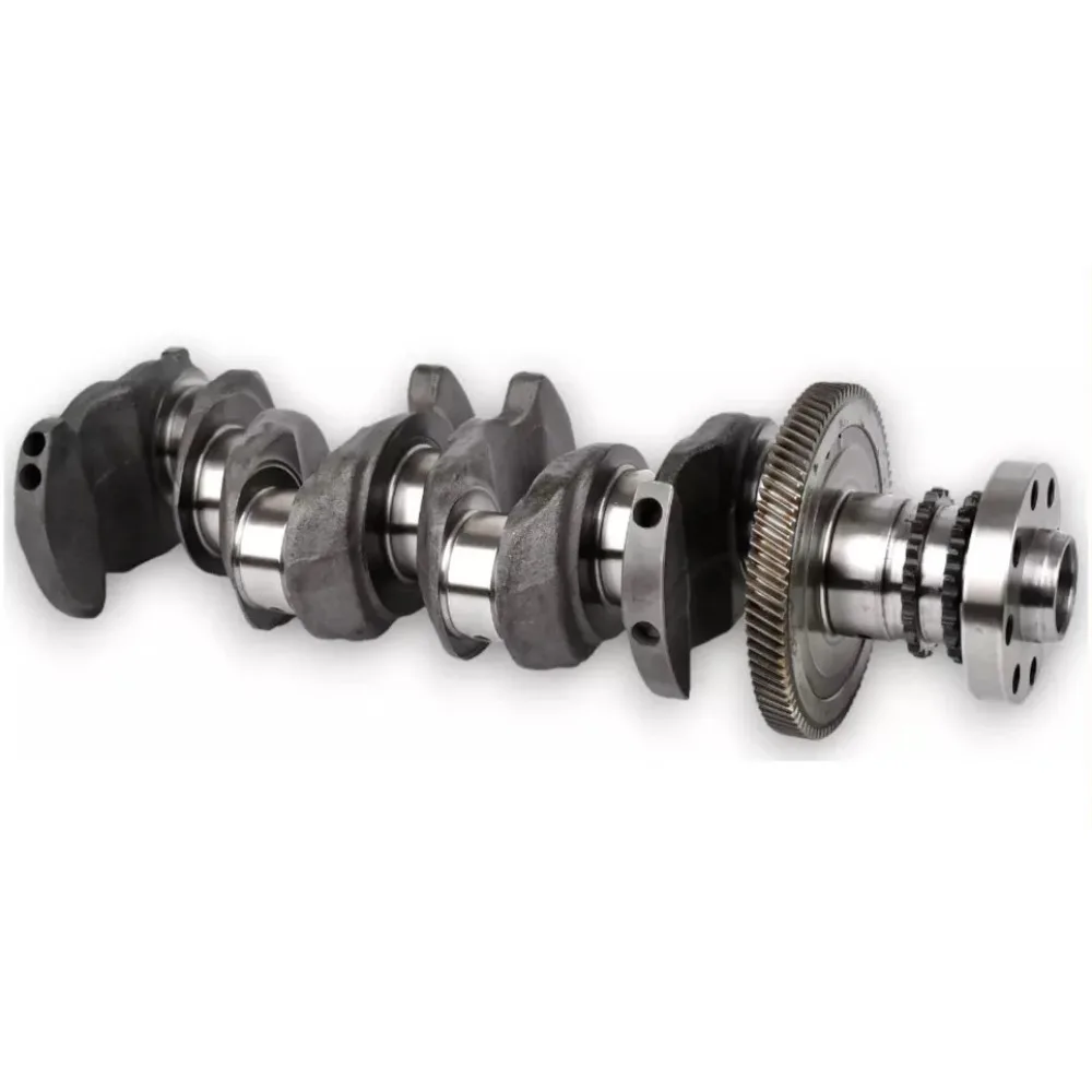 العمود المرفقي للمحرك مع الأسنان المناسب 2.0 L لسيارات BMW X1 X3 116D 118D 120D 318d 320d 520d N47 N47D20D 2.0L L4 ديزل 04-15 11217803479 #2