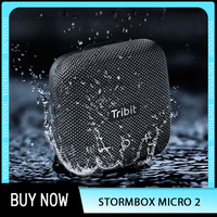 Tribit StormBox Micro 2 Portable Bluetooth Speaker Deep Bass IP67 Waterproof Camp Small Speaker Built-in Strap Custom Gifts