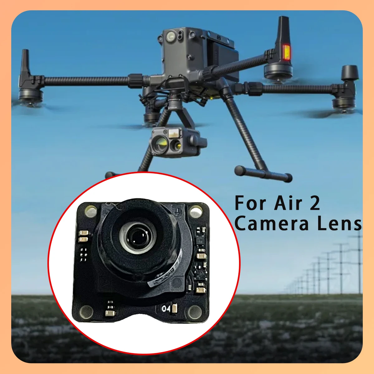 Gimabl Camera Lins Module Laser Lens for Air 2 Repair