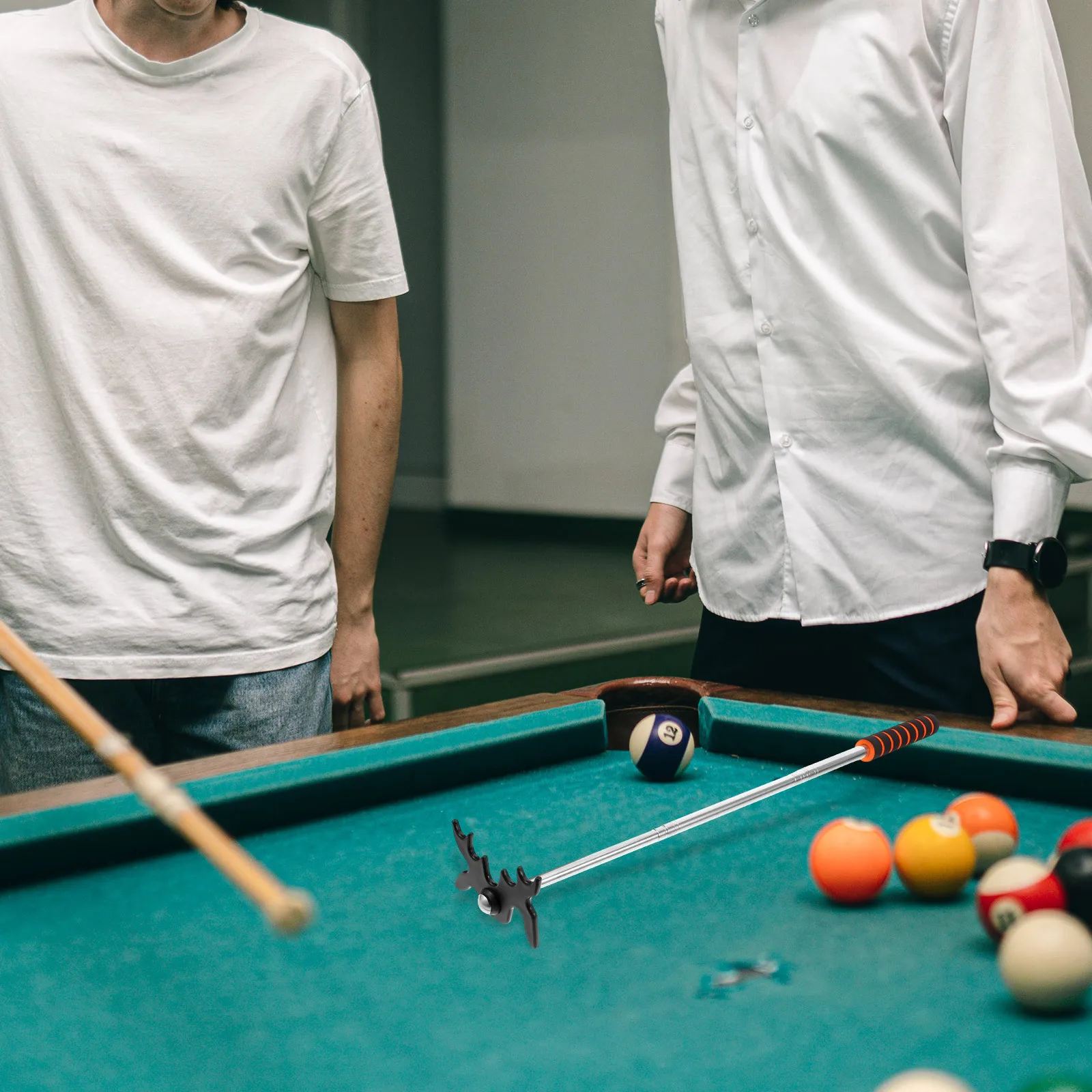 

Billiards Cue Bridge Metal Pool Stick Bridge Adjustable Height Portable Cue Rest For Snooker Pool Table Accessories