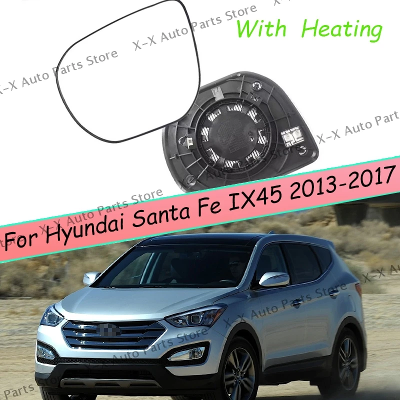 

Rearview Mirror Left or Right With Heated For Hyundai Santa Fe IX45 2013 2014 2015 2016 2017 Car Wing Mirror Parts