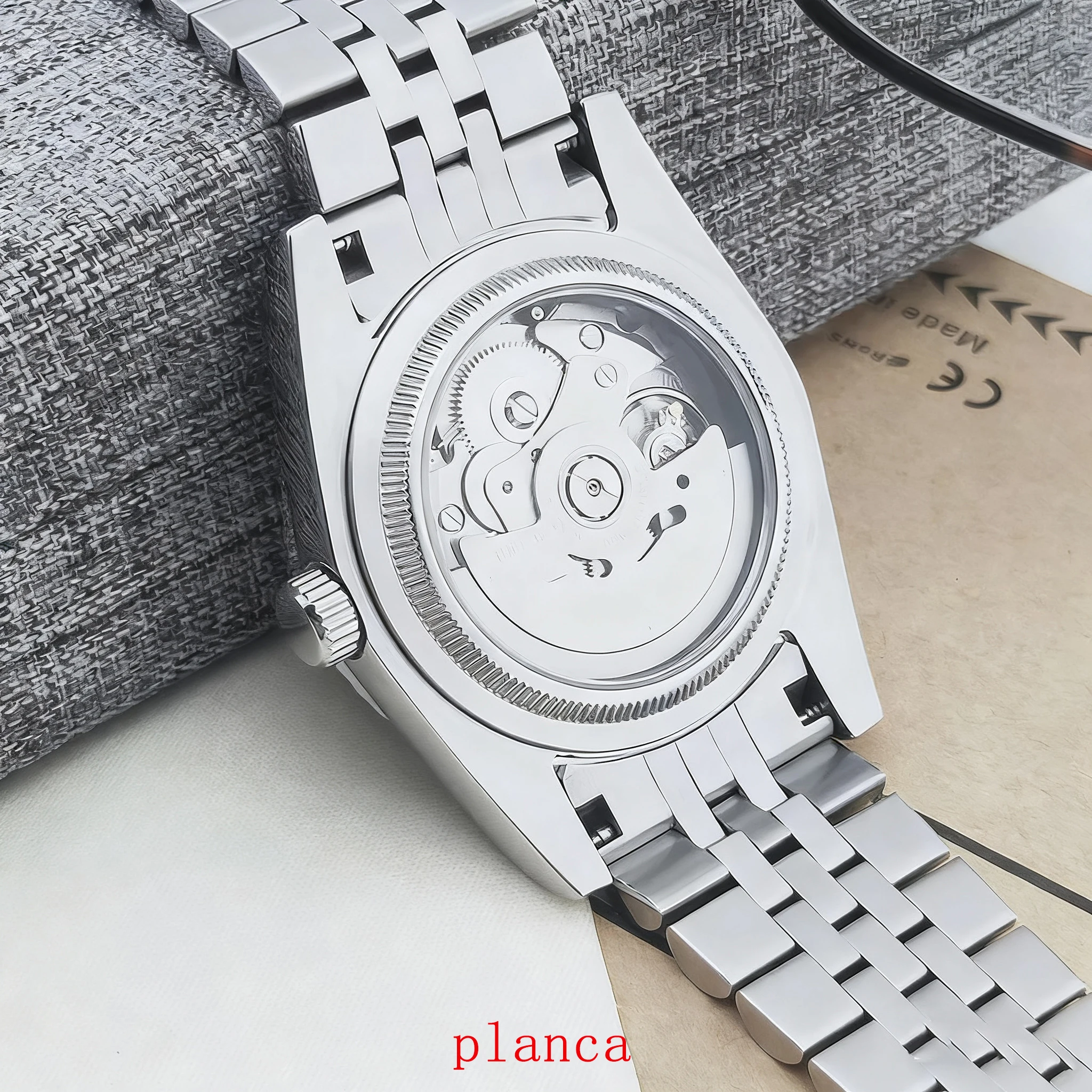 36/39mm Gold/rose gold Men's Clock Automatic Relogio Masculino NH35 Mechanical Sapphire Luminous Watch