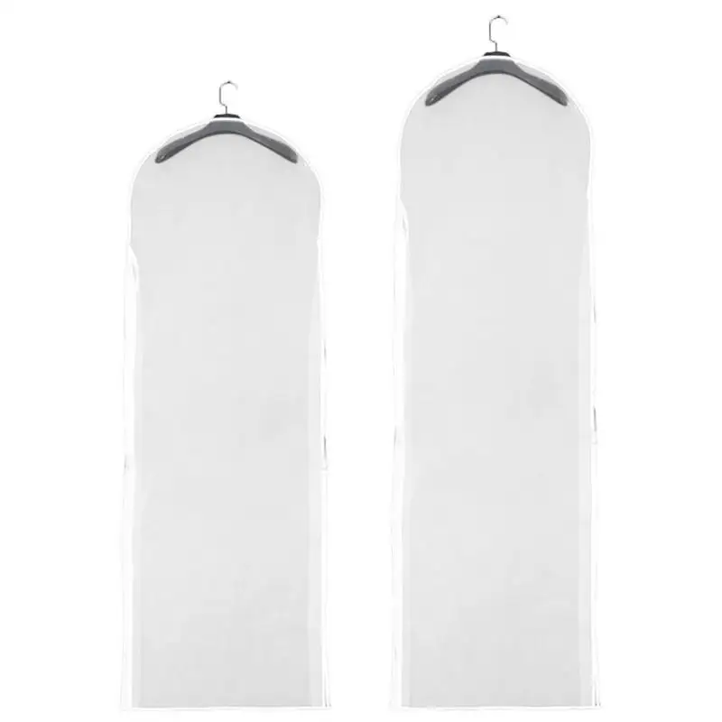 Wedding Dress Cover Garment Bag Bridal Gown Long Clothes Protector Case Dustproof Covers Wedding Dresses Garment Dust Bag