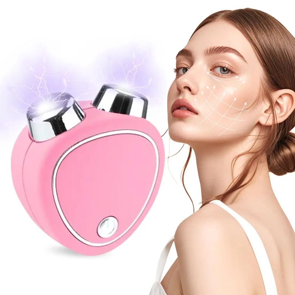 Nouveau masseur électrique pour le visage, rouleau de levage, microcourant, Vibration sonique, Lifting du visage, Massage, appareils de beauté portables