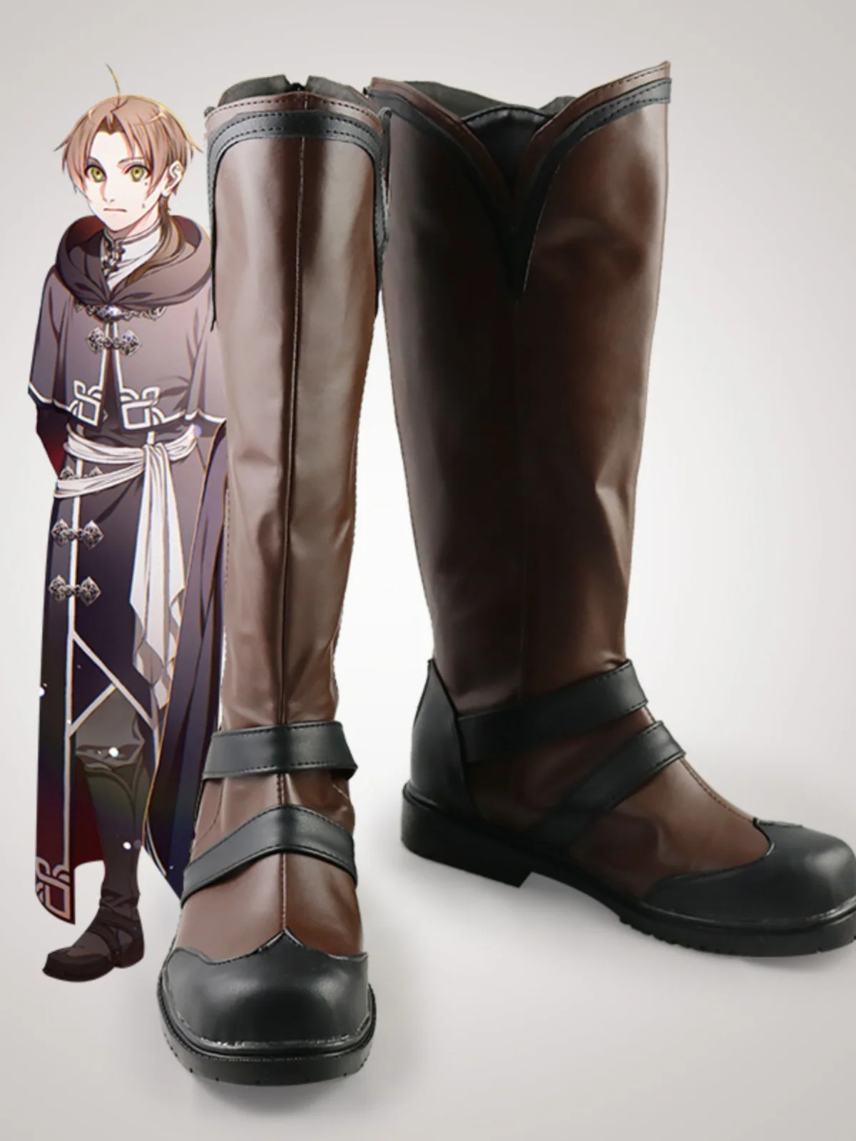 

Аниме Mushoku Tensei: Jobless Reincarnation Rudeus Greyrat Dead End Сапоги для косплея Rudeusu Gureiratto Обувь