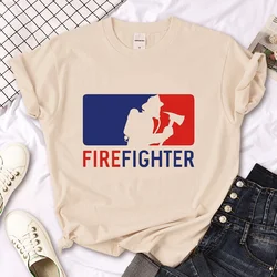 Fire Brigade t-shirts women streetwear Tee female funny graphic streetwear clothing