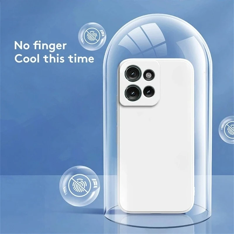 حافظة هاتف من السيليكون السائل الناعم غطاء خلفي لهاتف موتورولا موتو إيدج 50 برو نيو فيوجن 50 برو 50 نيو 5 جرام كلاسيك شل