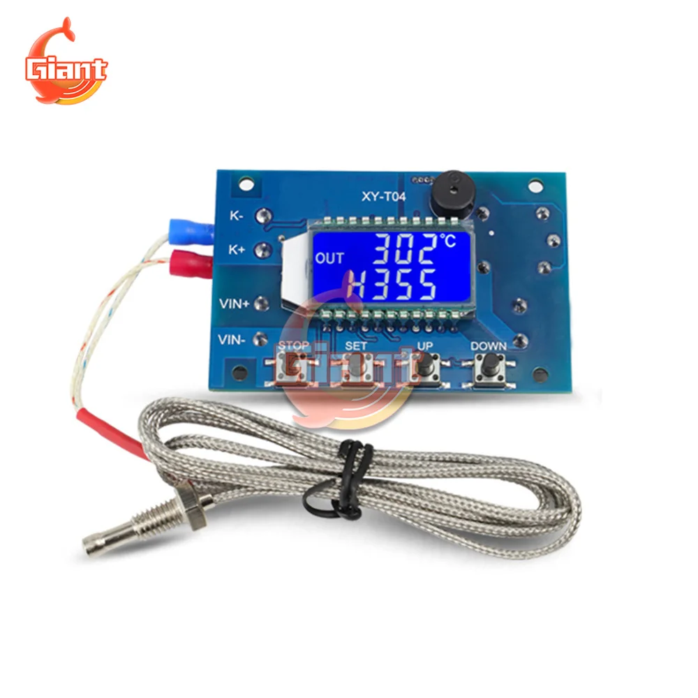 K Type Thermocouple DC 6-30V T04 WIFI High Temperature Digital Thermostat Controller Board Module -99℃-999℃ 12V 24V