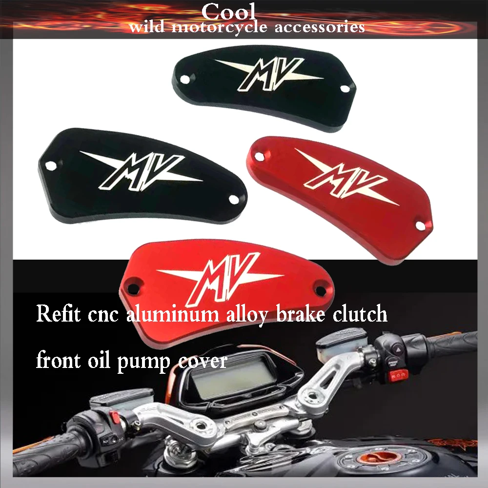 Tampa do cilindro mestre do freio dianteiro da motocicleta cnc tampa do copo de óleo para mv agusta f4r 312rr 1078 312 r 1000 f4 1000 brutale 800