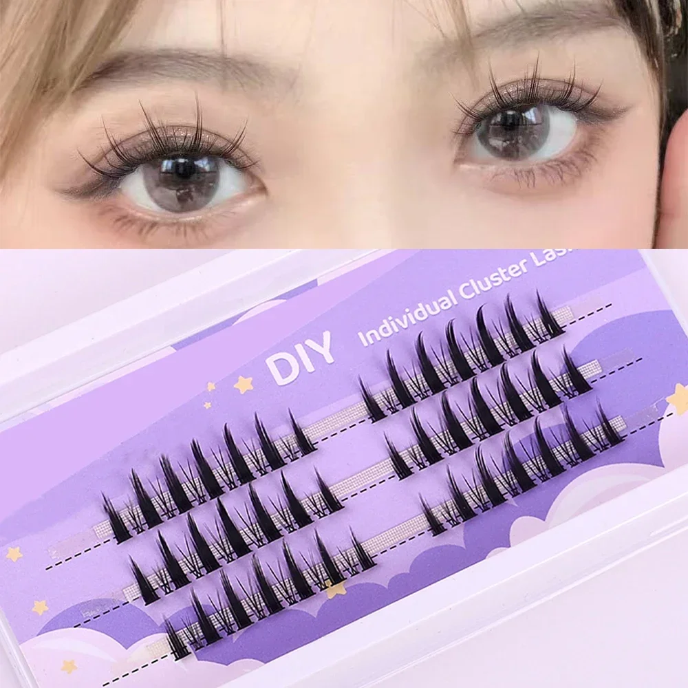 Individual Lashes Cluster Pure Wild Trilogy False Eyelash Natural Simulation Segmented Single Cluster Fake Eyelashes