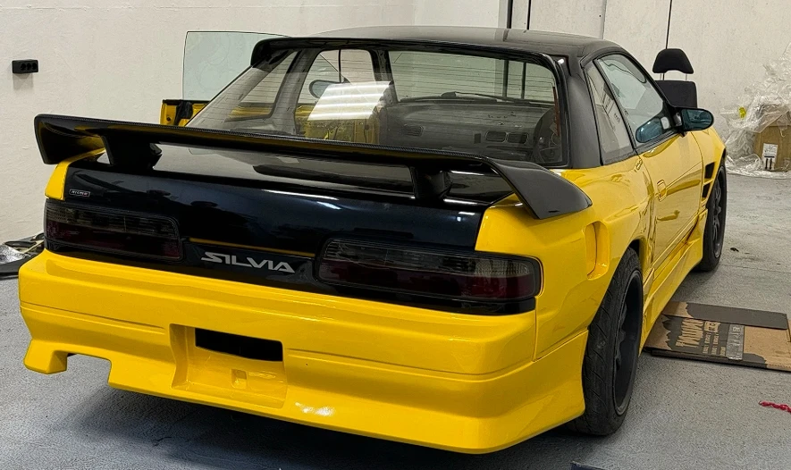 Power Rear Spoiler For 180SX S13 S14 S14A 326 Carbon Fiber