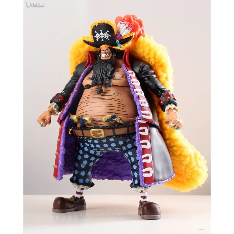 반다이 정품 S.H. 피규어아츠 시리즈 가동 피규어 원피스 시리즈 마샬 D. 티치 - 사황 - 블랙비어드 모델 피규어