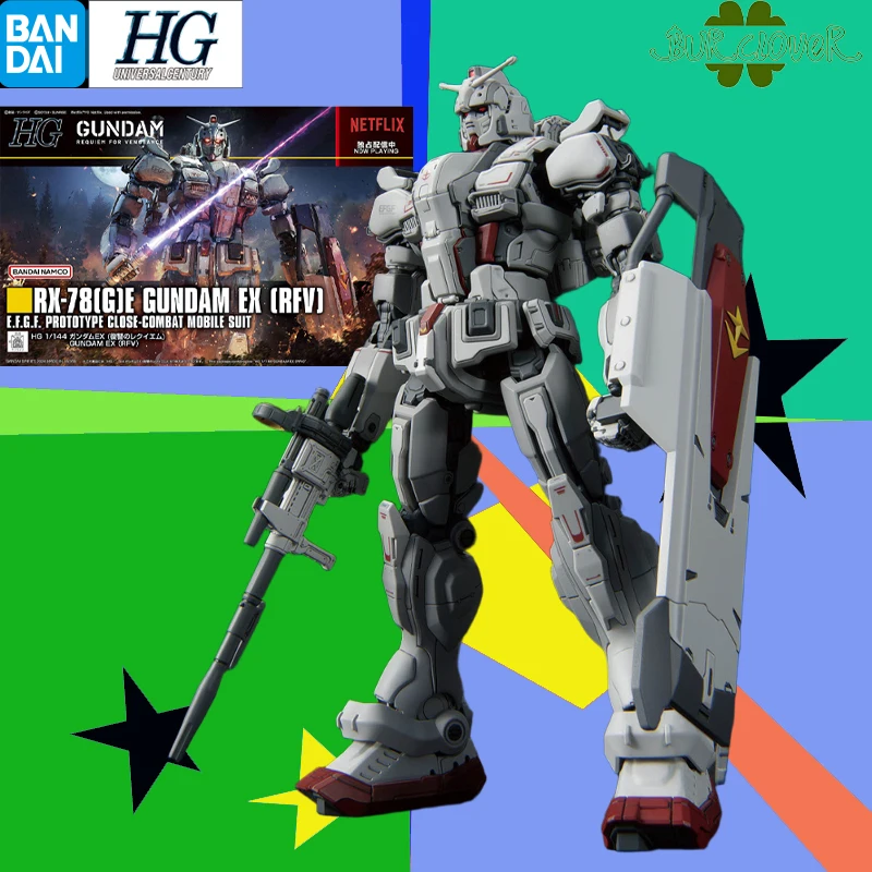 

GENUINE BANDAI HGUC STANDARD VERSION H255 GUNDAM EX (REQUIEM FOR REVENGE) HIGHLY PLAYABLE ASSEMBLY TOYS