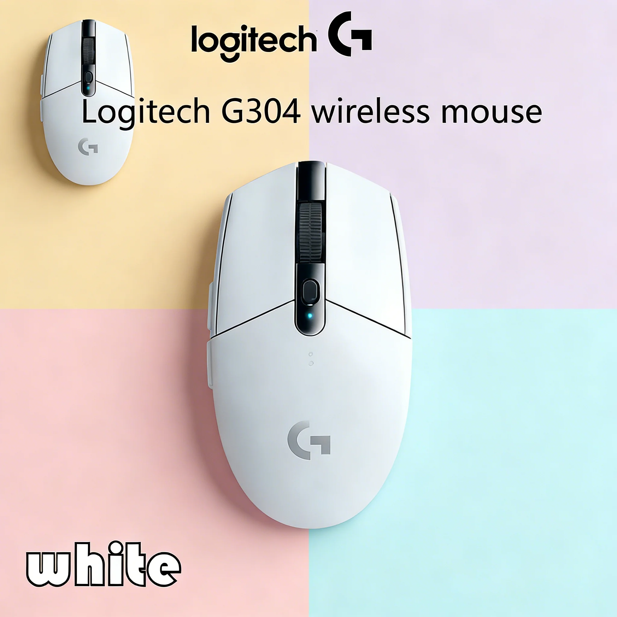 

Беспроводная игровая мышь Logitech G304 LIGHTSPEED, сенсор HERO 12K, бесшумная, 6 программируемых кнопок, высокая точность + M750/M650/M280