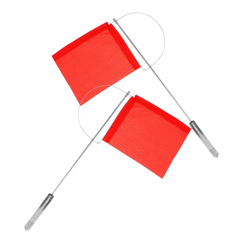 

2 Pcs Durable Stainless Steel Wind Direction Flag Yacht Marine Accessories Boat Mast Wind Indicator Flags For Directional Wind