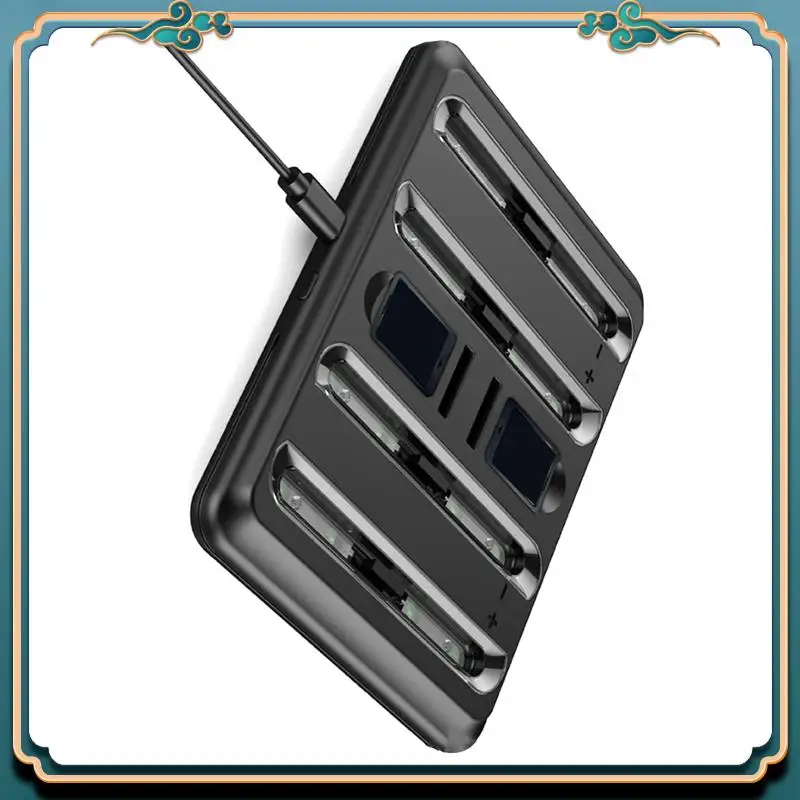 (New)-Charging Dock Station For Nintendo 2 4 In 1 Charging Stand 4 Joy Con Controllers Charging Station