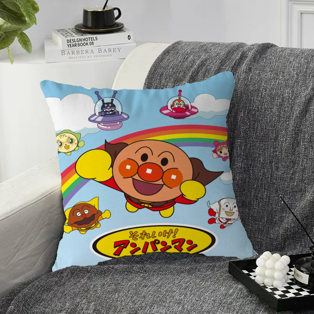 A-Anpanman 45x45 Cushions Cover for Pillow Cases 45x45 Covers for Bed Pillows Decorative Pillowcase 40x40 Cushion Cover 50x50