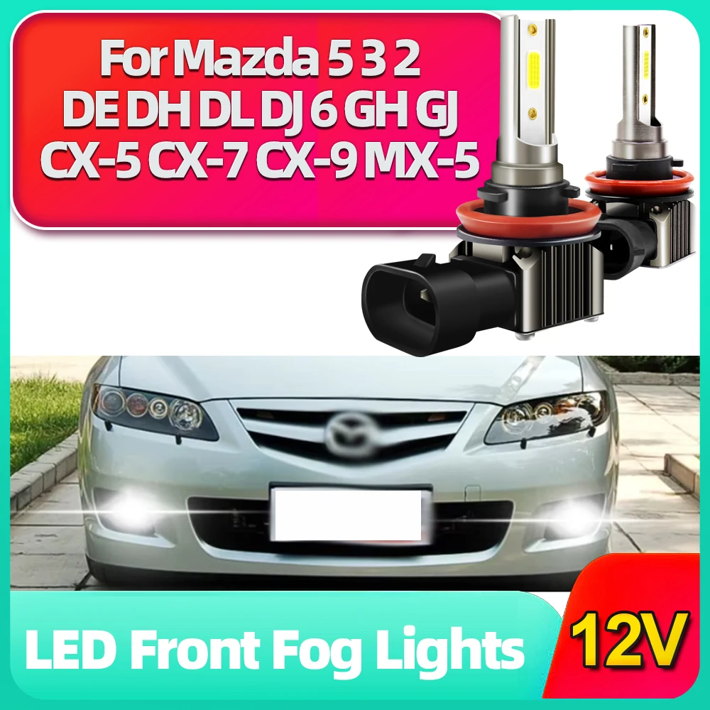 2Pcs Car Led Fog Li… - image
