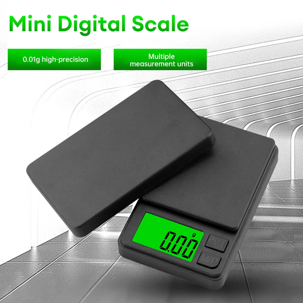 Accurate Electronic Jewelry Gram Scale 500g/0.01g Electronic Mini Pocket Digital Scale for Gold Silver Jewelry Kitchen Scale