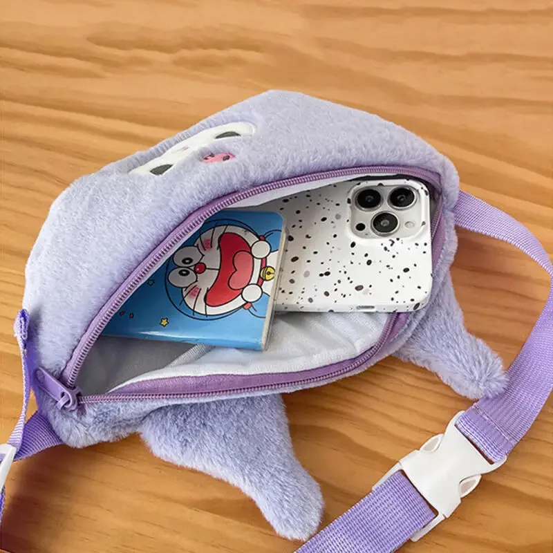 かわいいシナモロールメロディークロミプリンクロスボディバッグサンリオアニメウエストバッグ収納ポーチかばん小銭入れ友人へのギフト