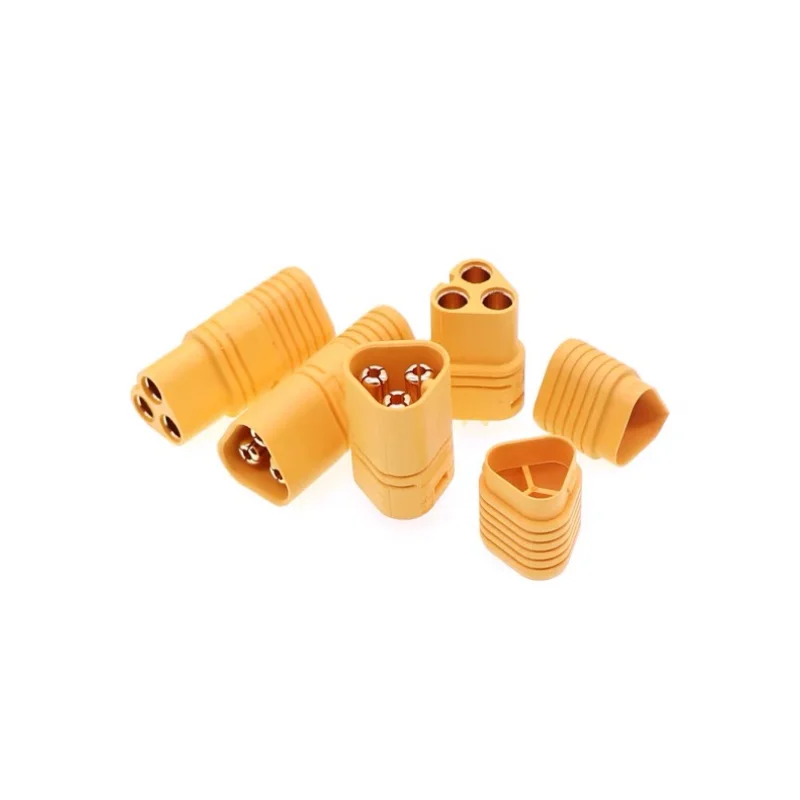 MT60-M/F Lithium Battery Model aircraft connector MT60 male and female large current with wire docking plug