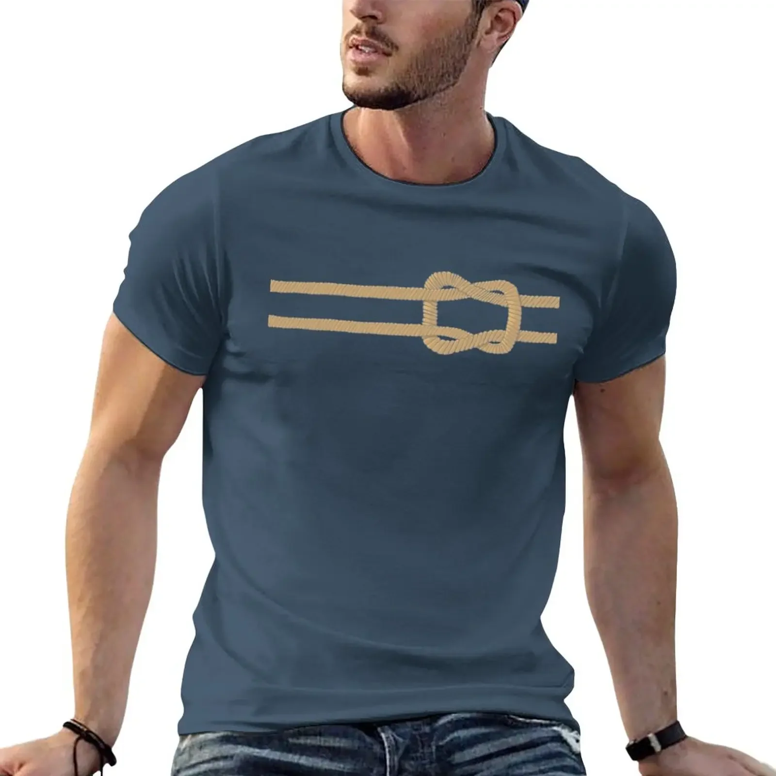 Reef Knot in Rope T-Shirt customs design your own oversized oversized t shirts for men