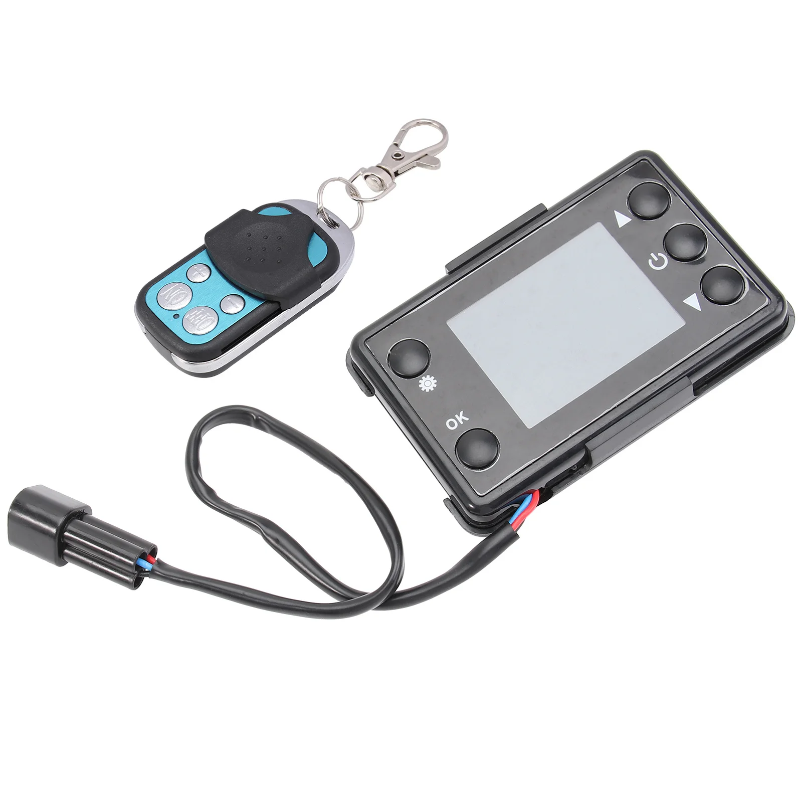 

1 комплект, контроллер автомобильного обогревателя, замена ЖК-дисплея для автоматического стояночного обогревателя, универсальный компактный прочный ЖК-монитор для воздуха