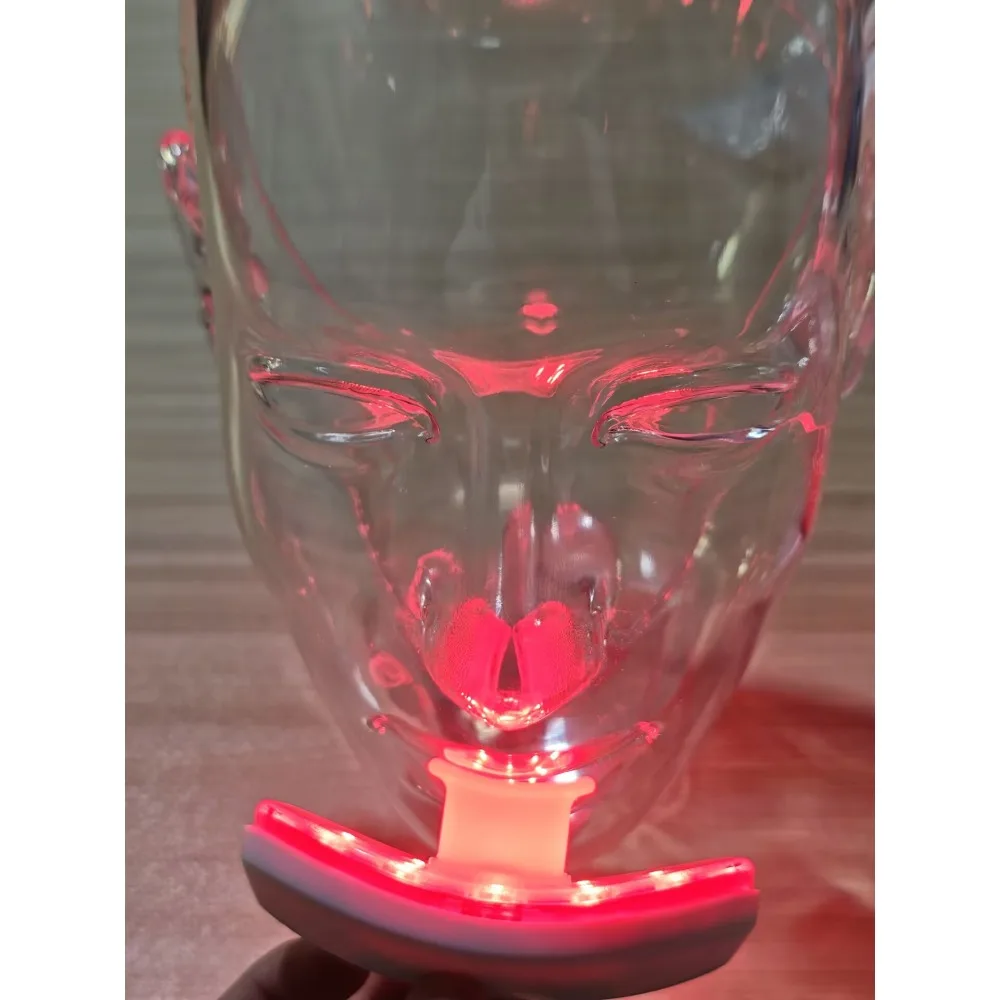 

Digital Detox Adult Pacifier Red Light Therapy Mask | Relieve Zoom Fatigue & Plump Lips During Video Conferences