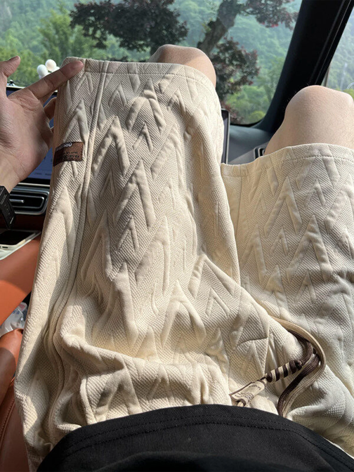 

Мужские летние тонкие свободные брюки-капри Spor с вышивкой премиум-класса, модные американские баскетбольные шорты, молодежные стильные шорты