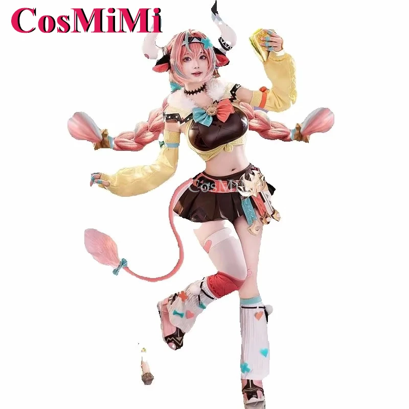 

CosMiMi Game Genshin Impact Varesa Cosplay Costumes Gorgrous Elegant Uniforms Dress Women Carnival Party Role Play Clothing New