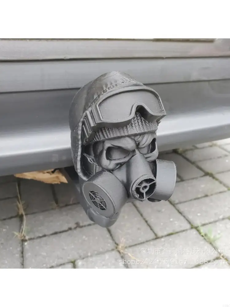Trailer Hitch Cover Hitch Decorative Protector Hitch Cover Gas Mask Coupling Cover Prevent Receiver Tube From Rusting New