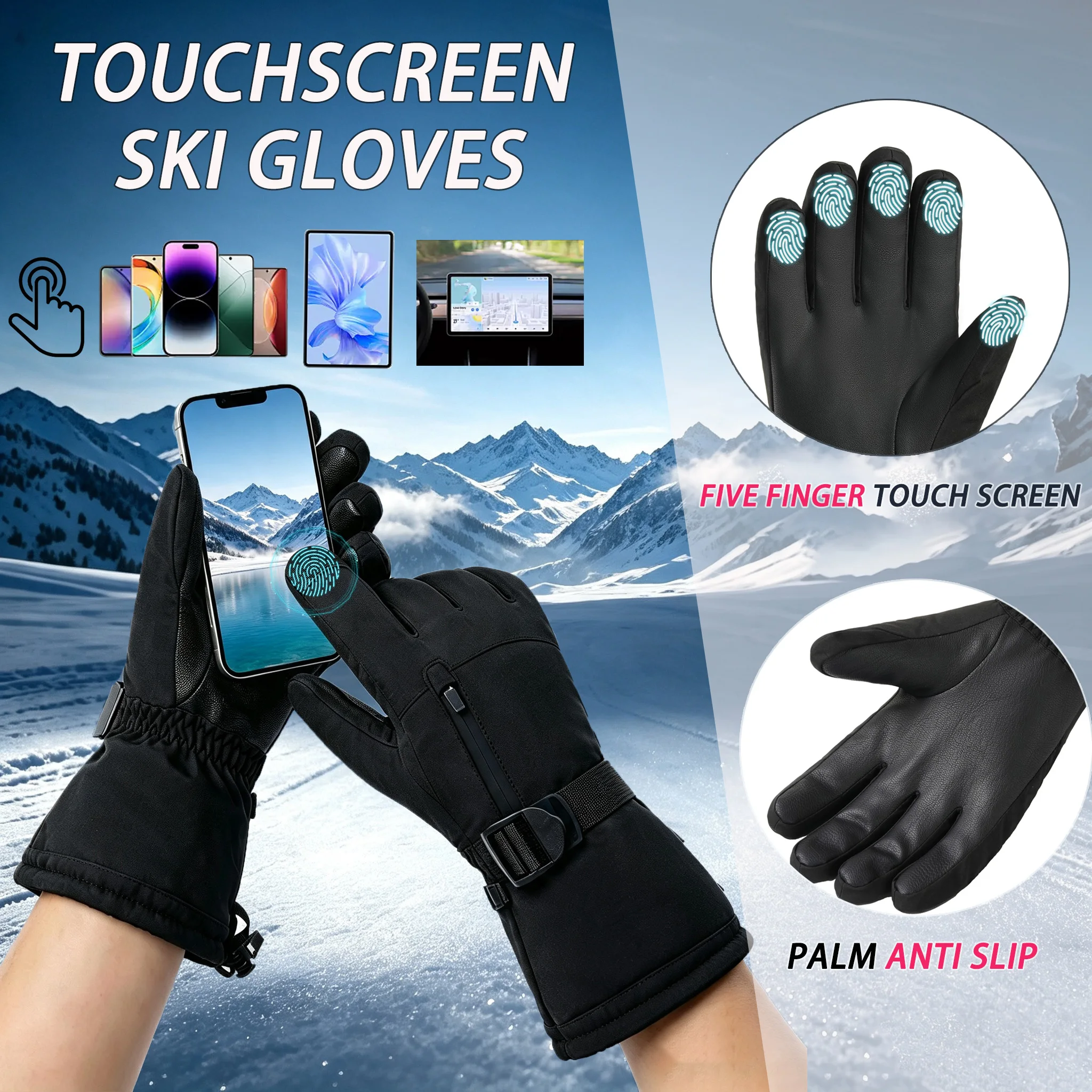 Winter skihandschoenen voor ma - Snow Glove Insulated recensie en prijs