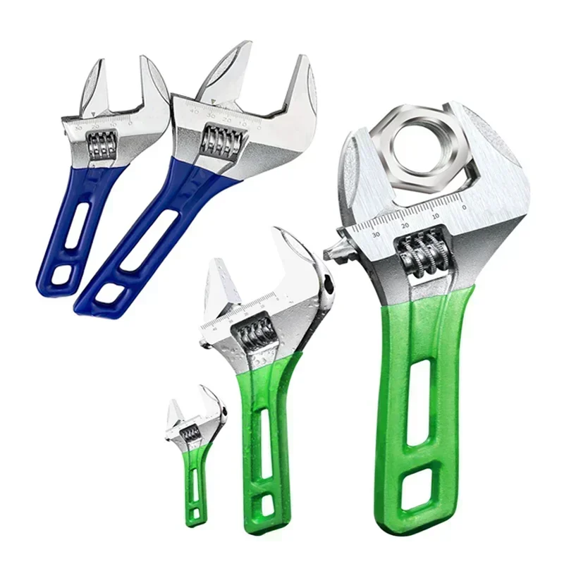 

Vanadium Spanner Adjustable Handle Short 4/5/6/8/10/12 Hand Inch Steel Wrench Forged 0-46cm Wrench With Tool Wide Opening