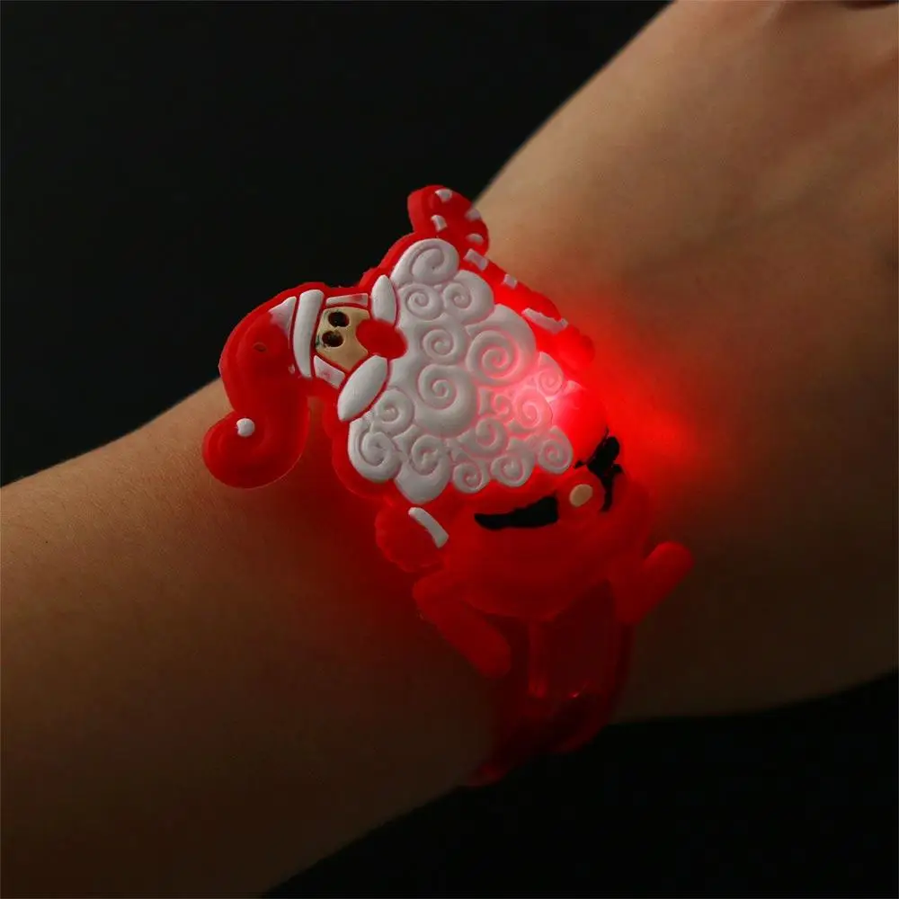 

Hand Ring Ornaments LED Christmas Clap Circle Christmas Pop Christmas Hand Ring Cotton Cute Christmas Pop Circles Party
