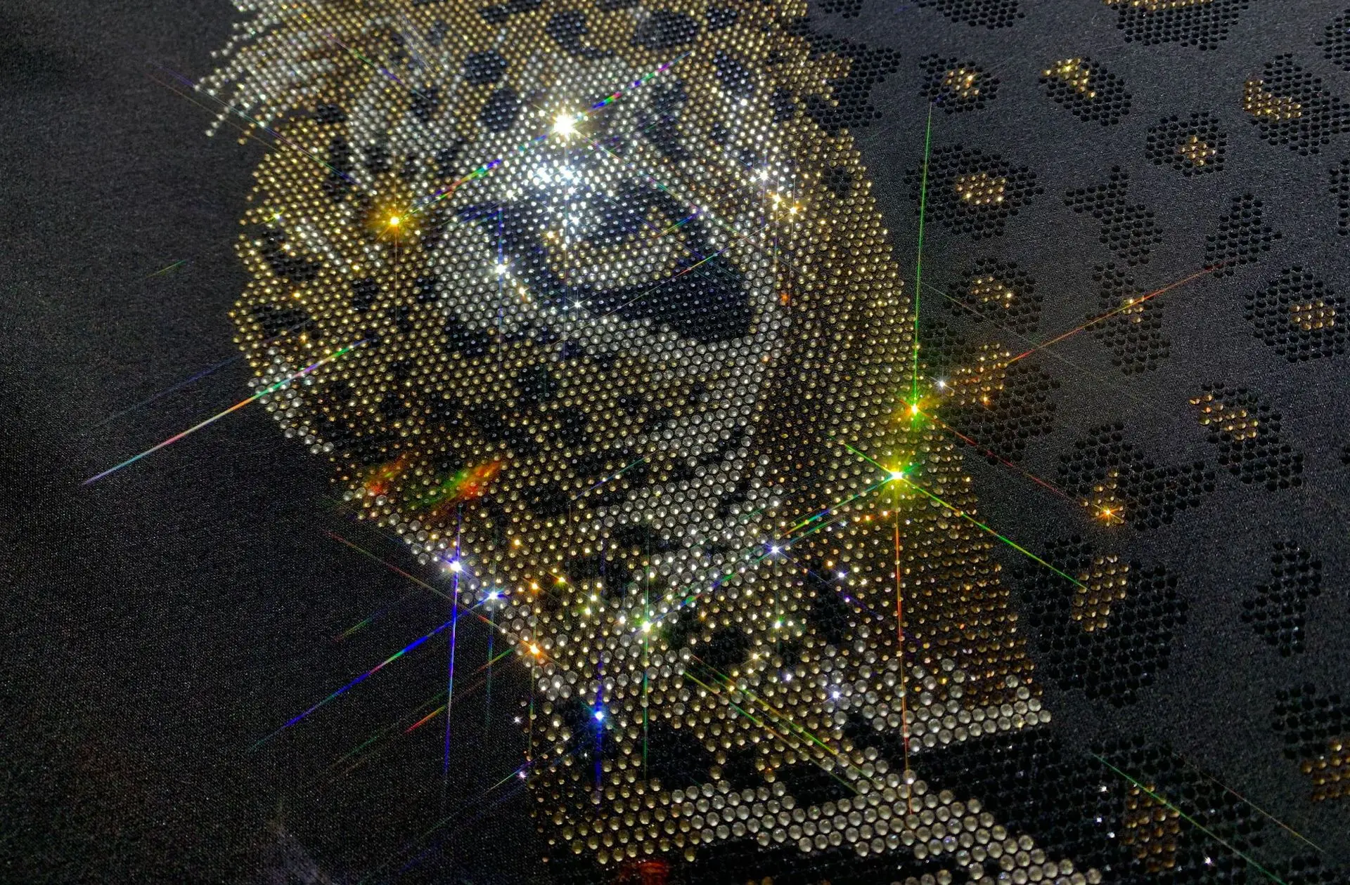 Heavy Industry Hot Diamond Sweatshirt Women Autumn New Pullover Loose Versatile Crew Neck Space Cotton Splicing Color Sweatshirt