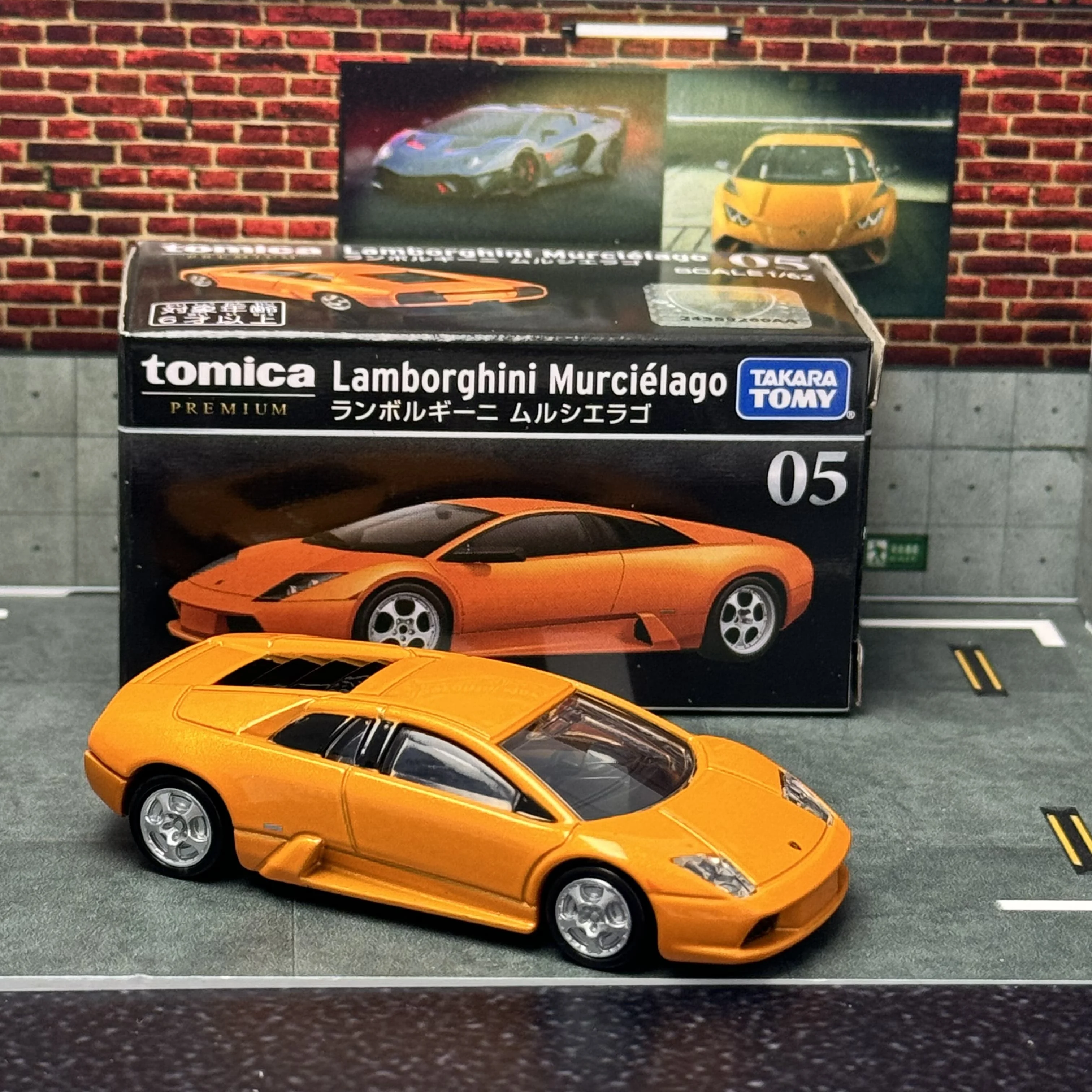 

Takara Tomy Tomica Premium 05 Lamborghini Murcielago Cars Hot Pop 1:64 Car Alloy Toys Vehicle Diecast Metal Model for Children