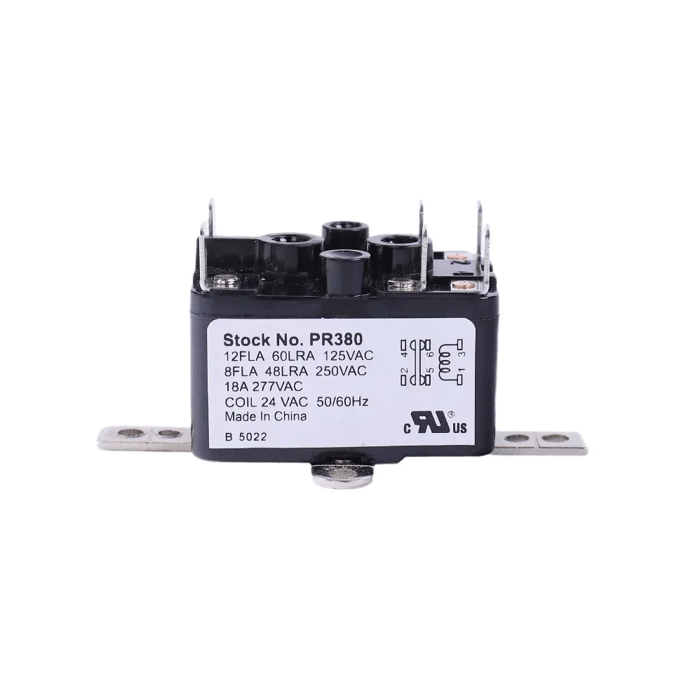 مرحل إمكانات صناعية 25A 24V 120V 240V 277V HVAC مصغر PCB لفائف مرحلات سلامة الطاقة الكهربائية #2