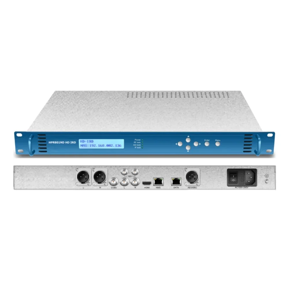 Network Decoder with HTTP HTTPS HLS M3U8 RTSP RTMP MMS SRT MEPG2 H.264 HEVC AC3 HD CVBS Decoder