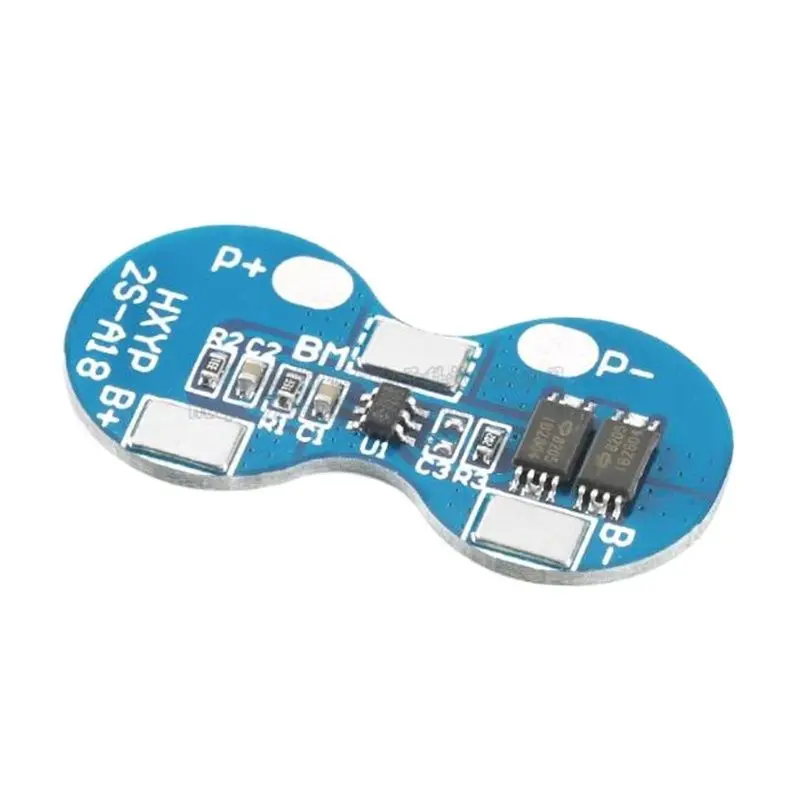 Placa de protección de batería de litio Serie 2 18650, 7,4 V/8,4 V, antisobrecarga, sobredescarga, cortocircuito, protección contra sobrecorriente