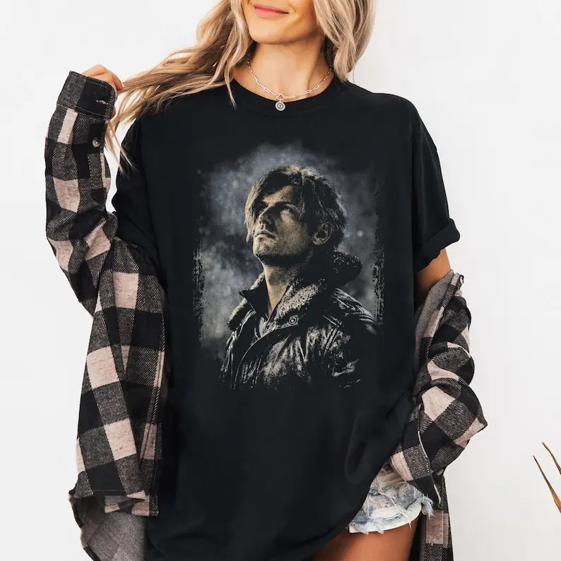 Leon S. Kennedy  9 Requiem shirt Grace Ashcroft Game Cotton Tee
