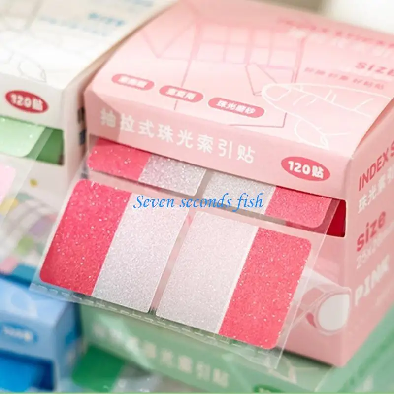 L74B 120pieces Clear Colored Index Label Клейк -метка