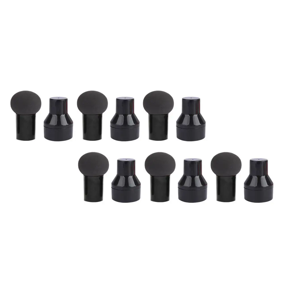 6 個のキノコヘッド美容スポンジ多用途フェイスパフパウダークリーム日焼け止め毎日のメイクアップポータブルデザイン