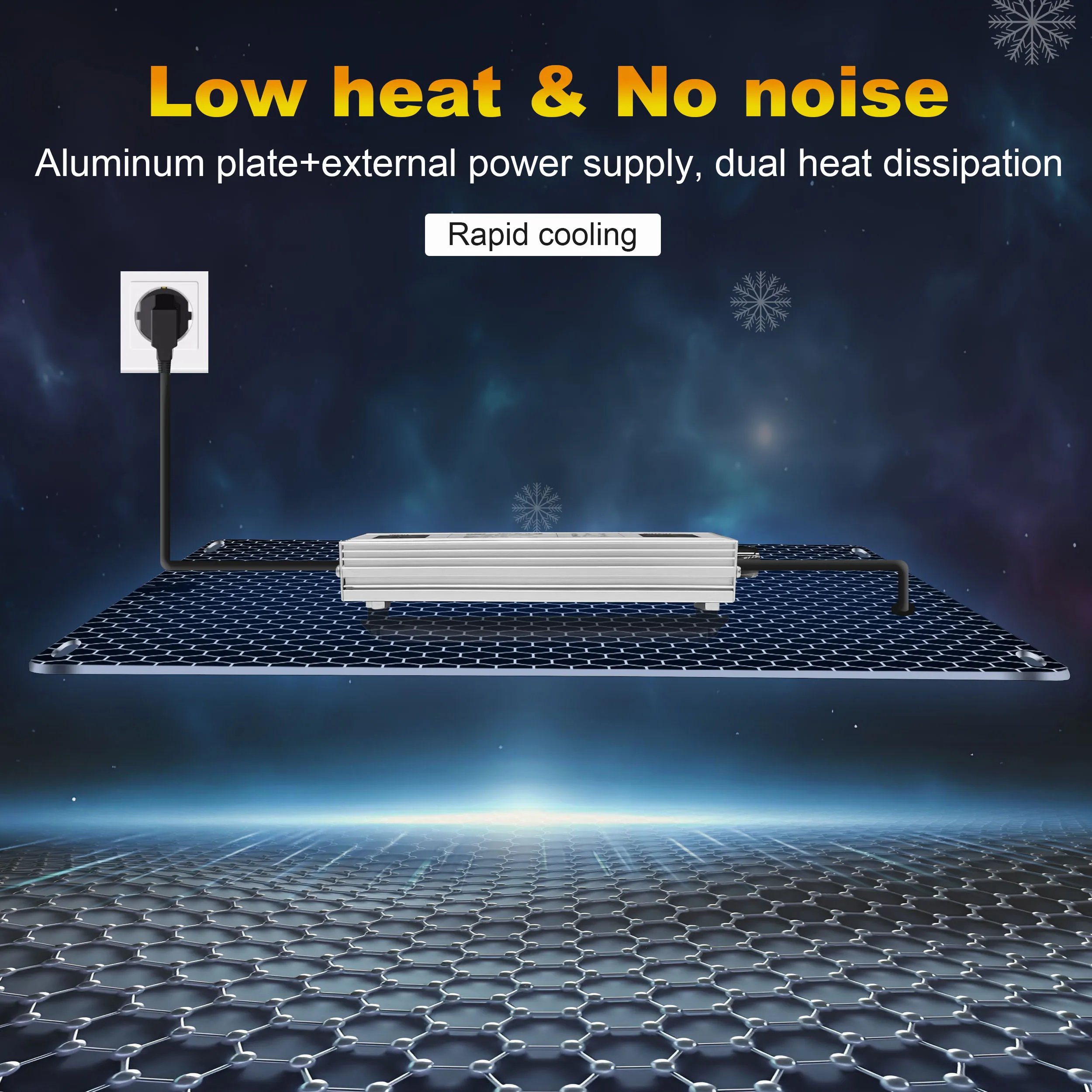 85W LED LM281B+PRO Plant Growth Lamp 3000K 5000K Dimmable for Indoor Hydroponic Gardening