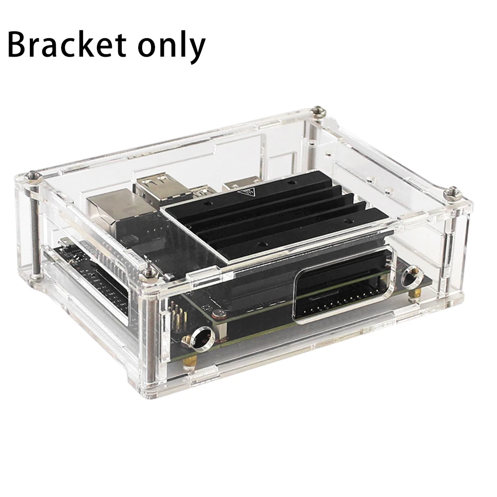 HFES используется для платы разработки Jetson Nano Shell, акриловый прозрачный защитный корпус