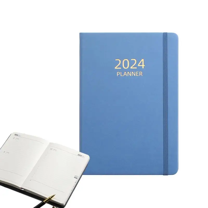 

2024 Weekly Planner Agenda Notepad Work Notebook Weekly Planner Schedule Stationery School Workplace Supplies Stationery