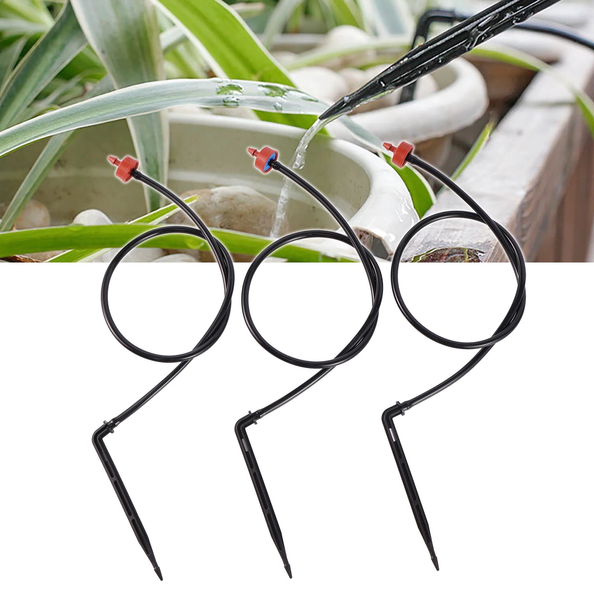 

50set Curved Arrow Dripper Curved Arrow 2L/4L/8L Booster Dripper Kit Curved Sprinkler Garden Irrigation Tools for Potted Plants