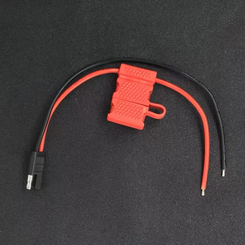 short DC power cable with fuse 15A for motorola gm338 gm950 gm300 gm3188 sm50 sm120 em400 pro5100 etc car vehicle raido