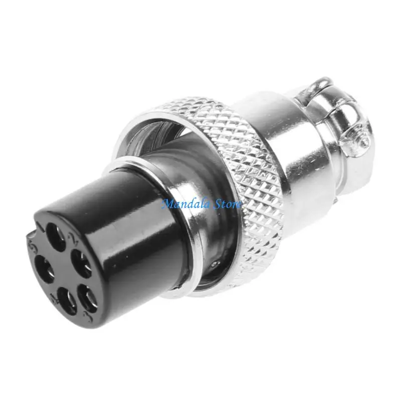U2JC GX16 Metal Butting Docking Female Diameter 16mm Circular Aviation Socket Plug