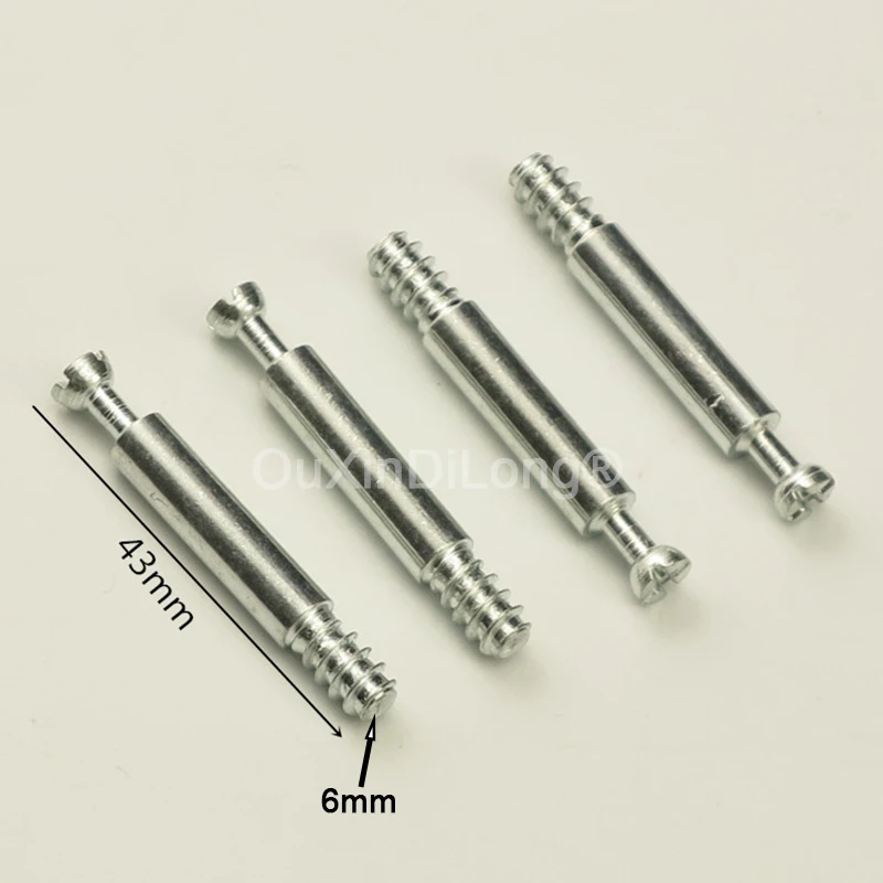 500Sets Two-In-One Furniture Connecting Fittings Nut Bolt Set Cam Wardrobe Wooden Fastenings Fitting Eccentric Wheel + Rod GF992