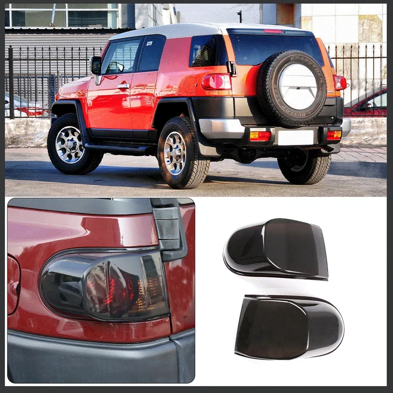 

For 2007-2021 Toyota FJ Cruiser ABS car taillight brake indicator blackened shell protective cover car exterior accessories